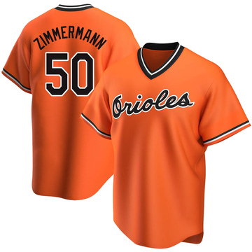 Bruce Zimmermann Men's Baltimore Orioles Home Jersey - White Authentic