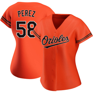 Cionel Perez Baltimore Orioles Women's Backer Slim Fit T-Shirt - Ash